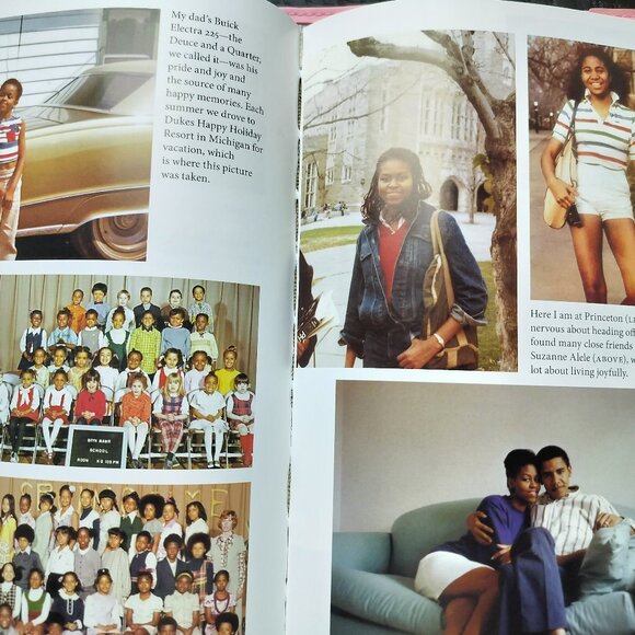 Alpha Kappa Alpha Book Cover with Becoming Michelle Obama Hardcover Book - Picture 4 of 5